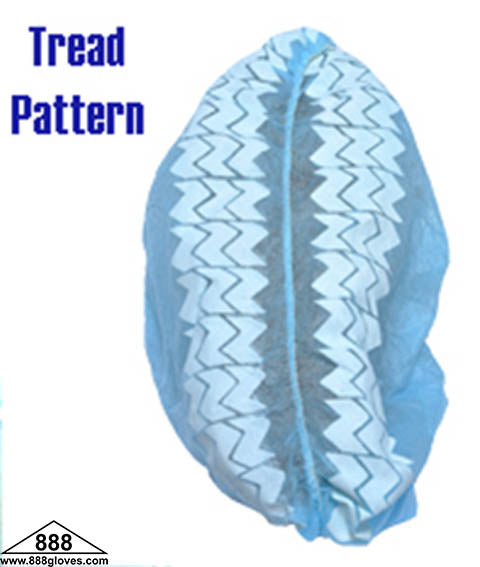 Shoe Cover - Polypropylene Spun Bond - Non-skid - Blue - 00-8002-L-400 / 00-8002-L-400 - 400 Shoe Covers