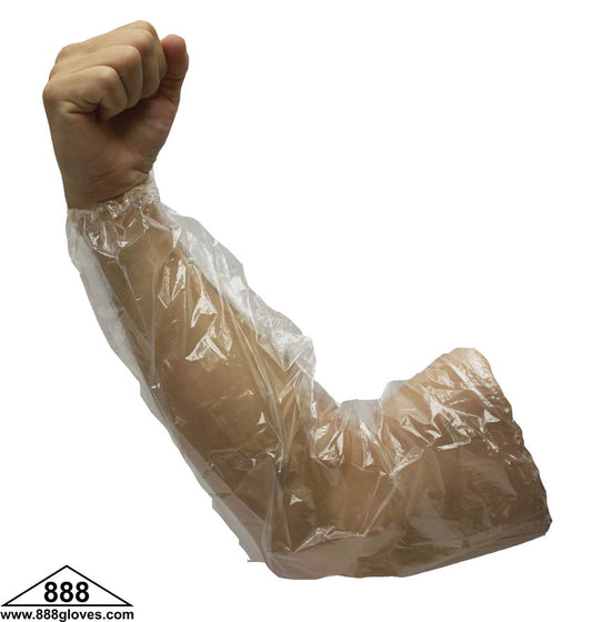 10-2009C - Arm Sleeves - Polyethylene Sleeves - Clear