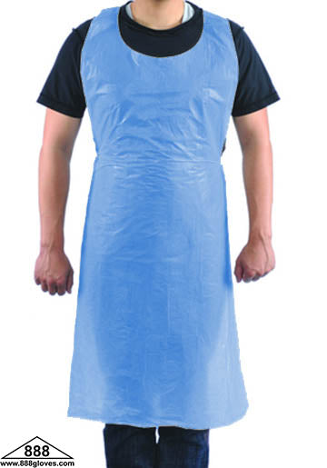10-2846BUBP-2 - Apron - Disposable Polyethylene  28"X46" -  2 Mil - Bulk Pack - Blue