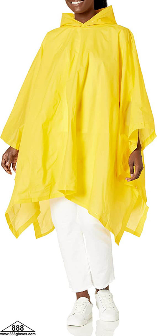 10-480P-Y - Poncho - PVC 52x80" - Yellow