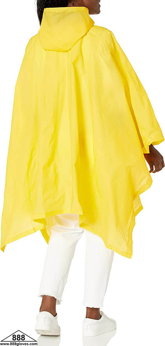 10-480P-Y - Poncho - PVC 52x80" - Yellow