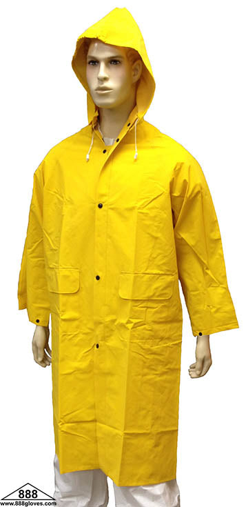 Raincoat - 2 Piece 35 Mil - Yellow - 10-500 - 1 Raincoat