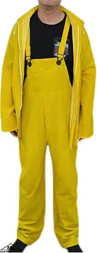Rain Suit - 2 Piece - PVC Polyester - Yellow - 10-600 - 1 Rain Suit