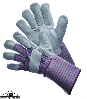 30-8900P - Leather Palm Safety Cuff - Shoulder Split Palm - 4 1/2" Gauntlet Cuff