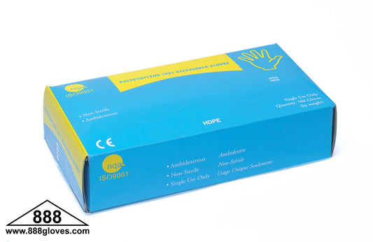 41-0001-BX - PE Disposable Gloves - Semi Transparent
