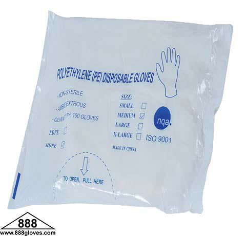 41-0001 - PE Disposable Gloves - Semi Transparent