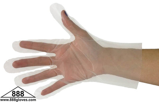 41-0001CPE - CPE Disposable Gloves - Semi Transparent