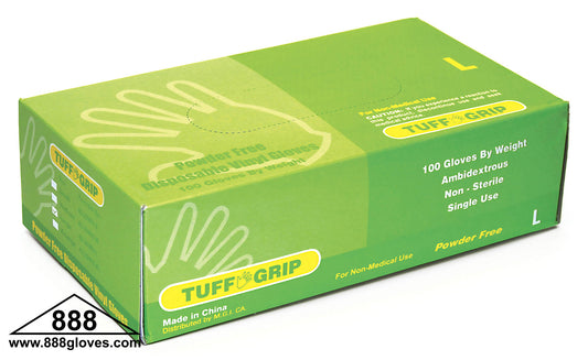 42-20WV - Disposable Gloves - Industrial Vinyl, Powder Free - Semi Transparent
