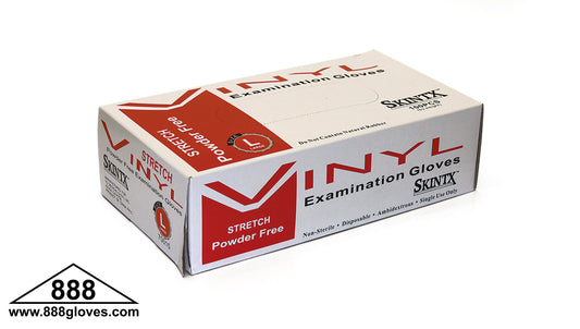 42-40MV-SV - Disposable Gloves - Medical Stretch Vinyl, Powder Free - Semi Transparent