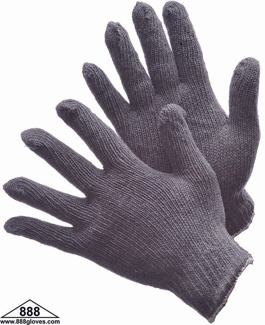 50-1500G - String Knit Gloves - 500g - Grey
