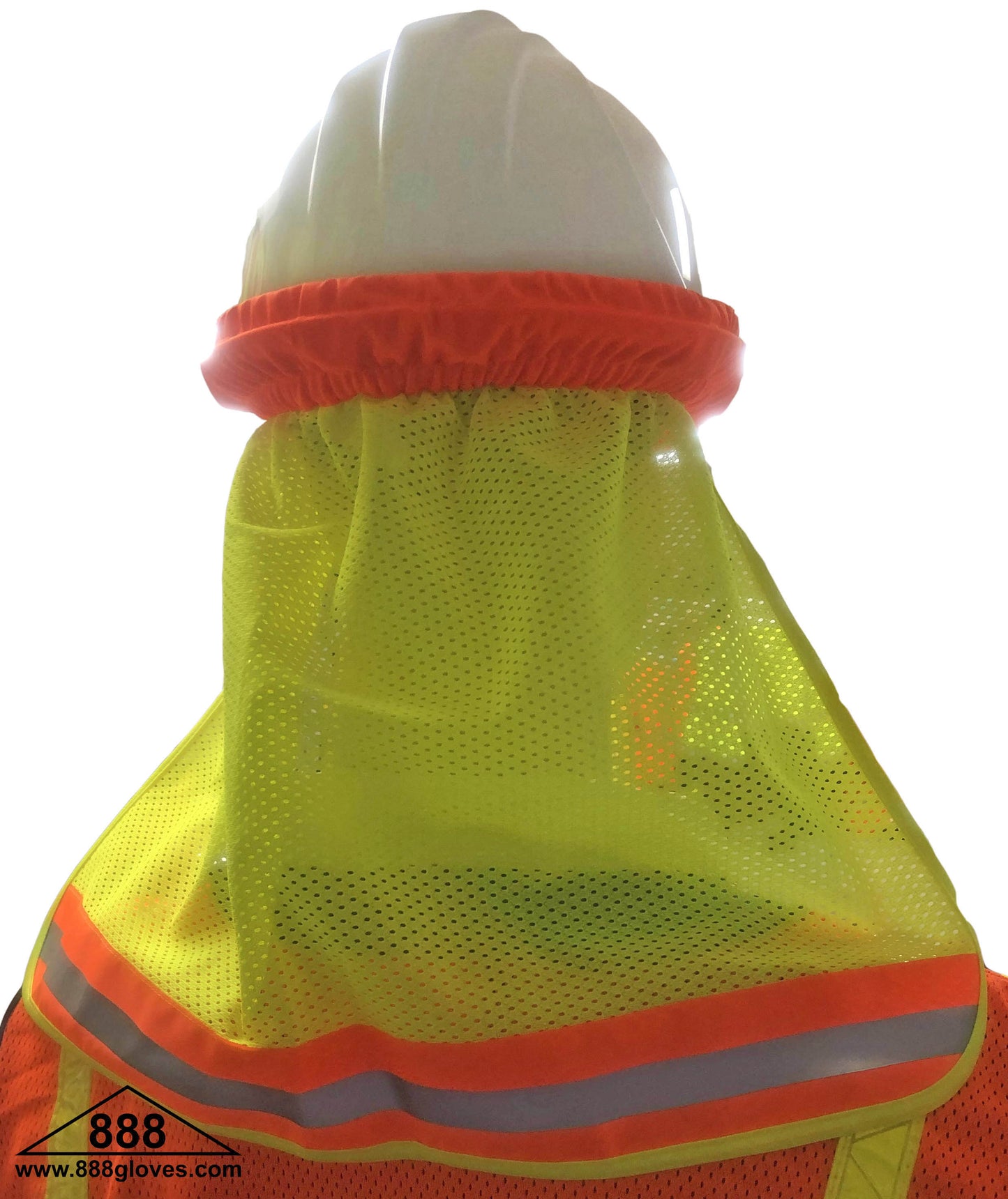 Hard Hat Neck Shade - Universal Size - HI Vis Yellow - 98-002-G - 10 Neck Shade