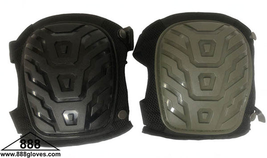 98-912B - Knee Pads - Double Clip Closure - Black and Brown