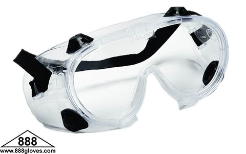 Safety Goggles - Indirect Ventilation - Clear - 99-G8901 - 12 Goggles