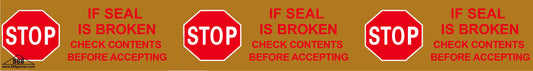99-STOP  - Tape - Stop Security Message Tape