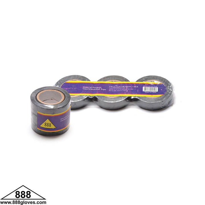 99-T008 - Electrical Tape - 3 Pack, 18 mm x 18 Yards