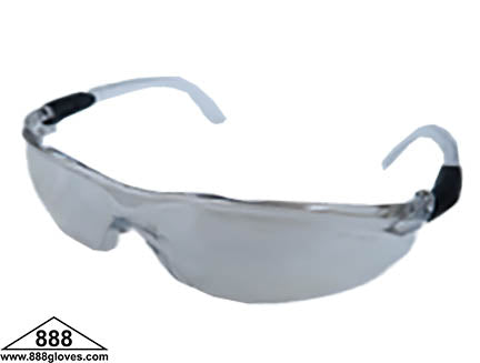 Safety Glasses - Wisdom - Frameless with Silver Mirror Lenses - 99-T8000-SM - 12 Pairs of Glasses
