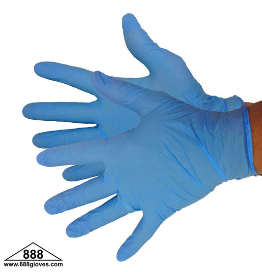 43-20WN - Nitrile Disposable Gloves - 3 Mil Thick Blue Powder Free Gloves