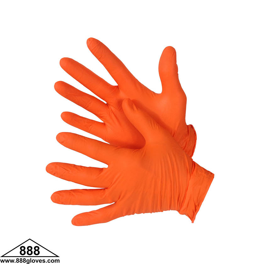 43-40MN-O - Disposable Gloves - Nitrile Medical, Powder Free, 5.5 Mil - Orange