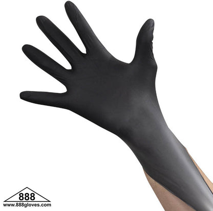 43-60WN-BK - Nitrile Disposable Gloves - 6 Mil Thick Powder Free Grade Gloves