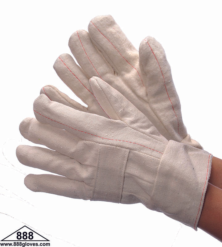 60-1960P - Hot Mill Gloves - 24 oz, 2.5"Band Top - Premium Grade - Beige