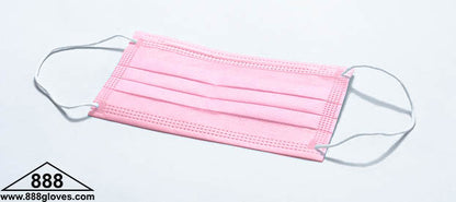90-103PK - 3 Ply Earloop Face Mask - Pink