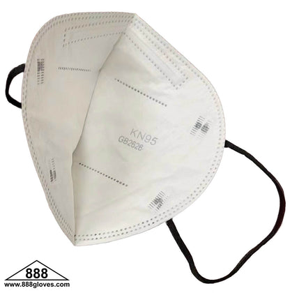 90-953400NF - Face Masks - Black KN95 Flat Fold Mask