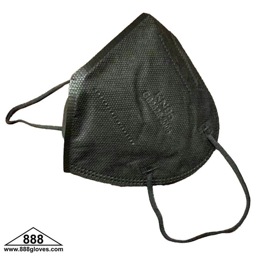 90-953400NF - Face Masks - Black KN95 Flat Fold Mask
