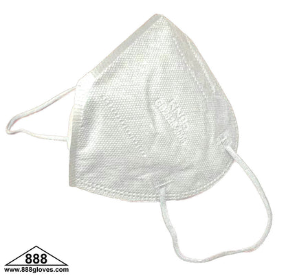 90-953600NF - Face Masks - White KN95 Flat Fold Mask