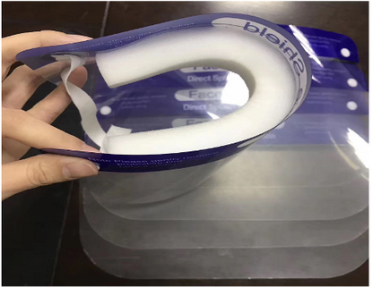 90-2FS-C - Face Shield - Disposable Anti Fog Shield