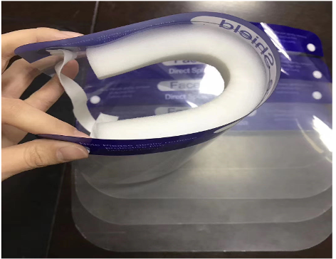 90-2FS-C - Face Shield - Disposable Anti Fog Shield