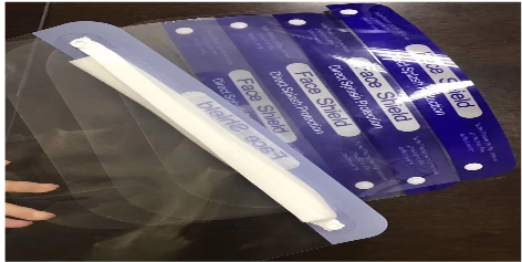 90-2FS-C - Face Shield - Disposable Anti Fog Shield