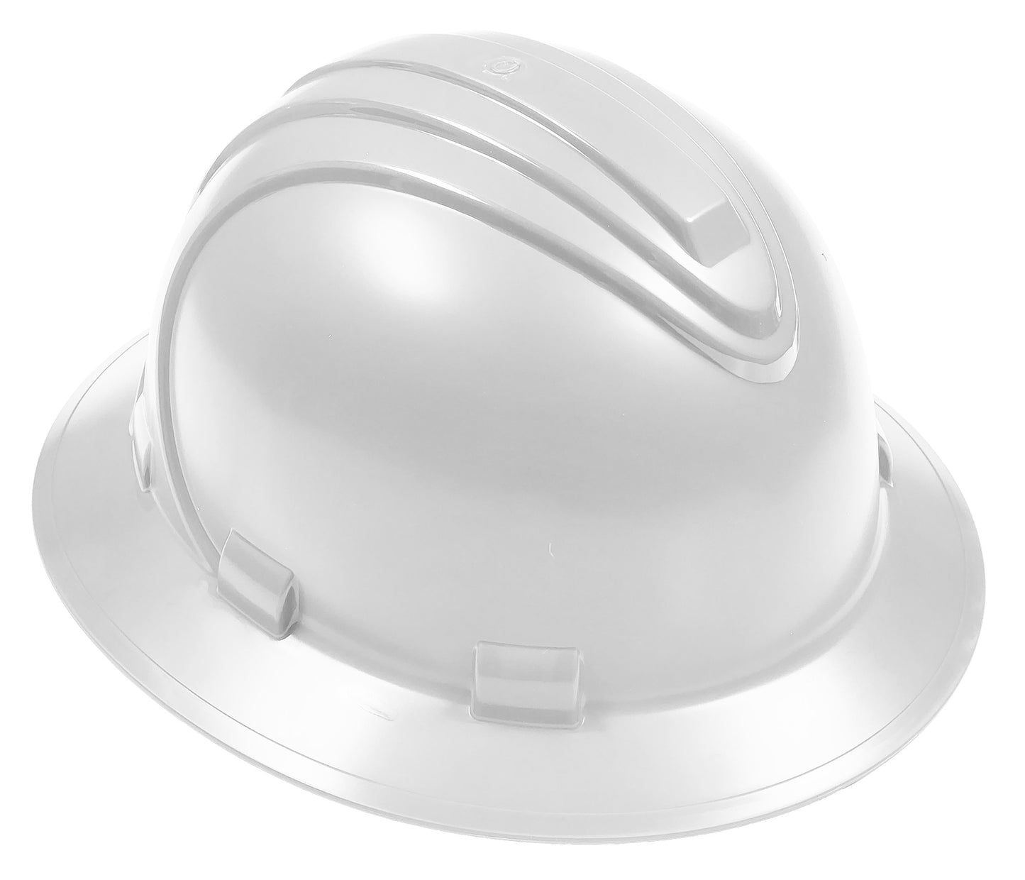 92-1416R/W - Hard Hat - Full Brim Stylo 6 Point Ratchet Suspension - White
