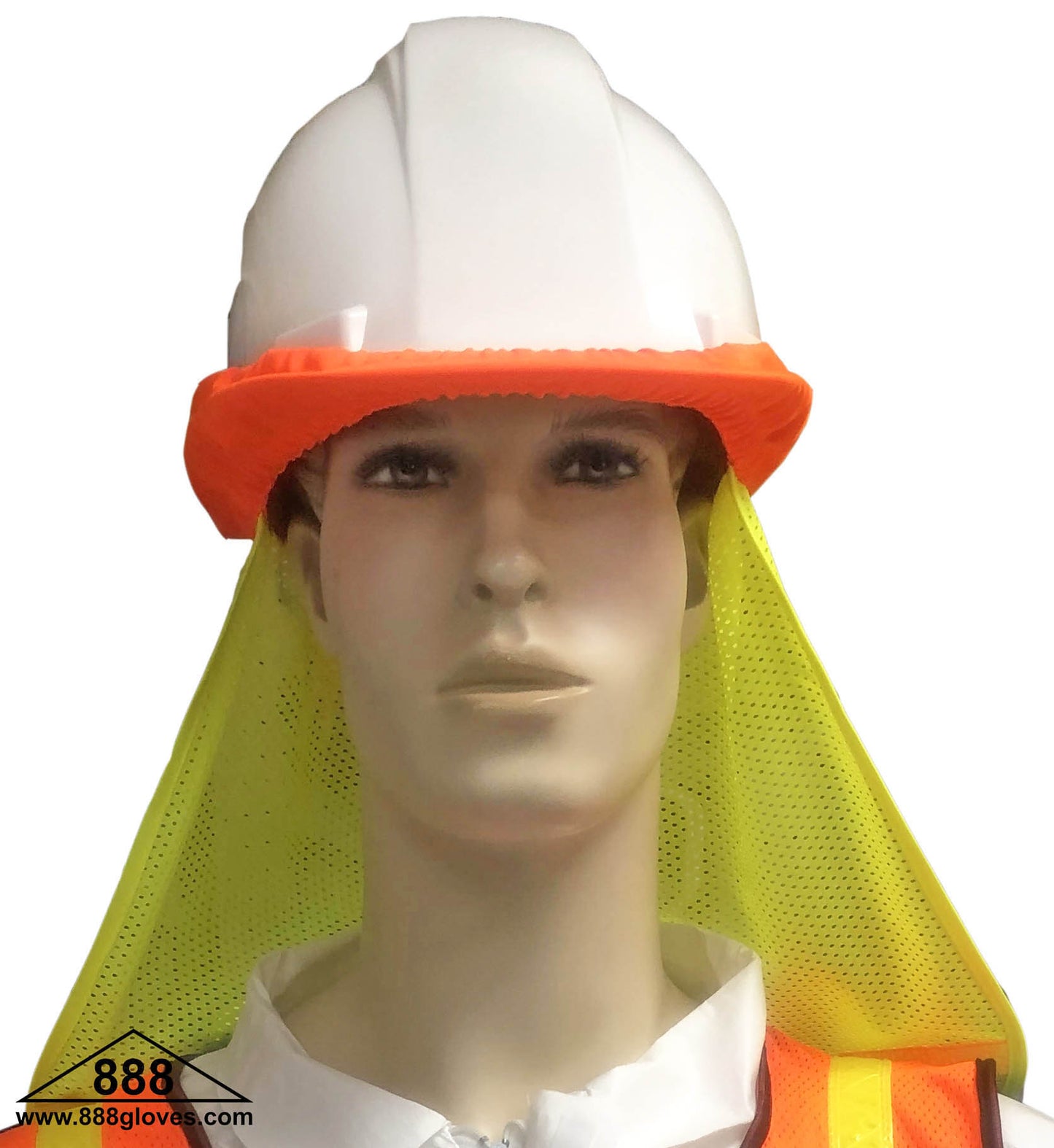 98-002-G - Hard Hat Neck Shade - Universal Size - HI Vis Yellow