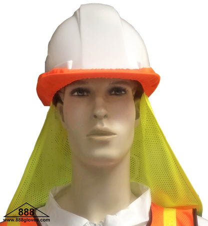98-002-G - Hard Hat Neck Shade - Universal Size - HI Vis Yellow