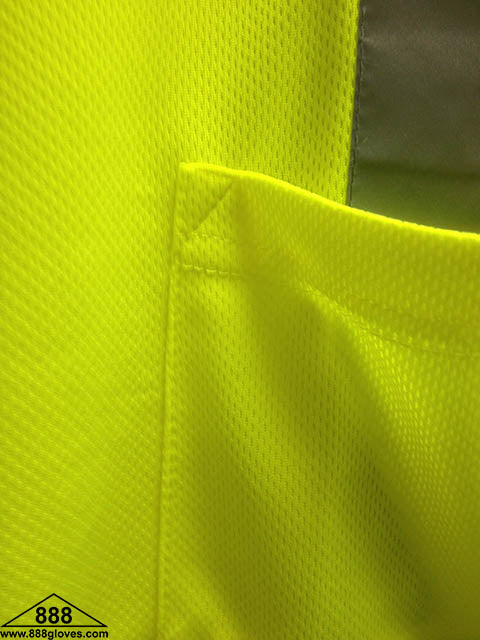 98-2501-G - Safety Class II T Shirt - Silver Reflector - Hi Vis Yellow