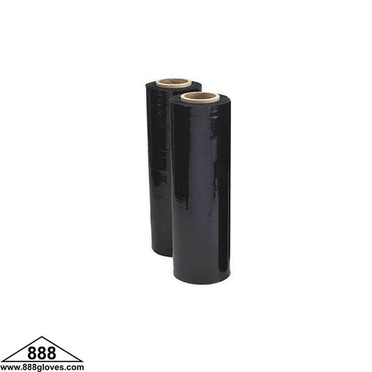 99-A80-1-BK - Stretch Film - Shrink Wrap - 18"X1500' x 80 Gauge - Black