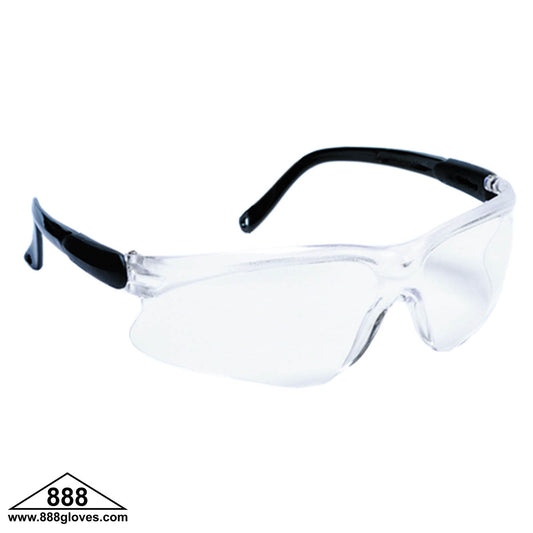 99-T8000-C - Safety Glasses - Wisdom - Frameless with Clear Lenses