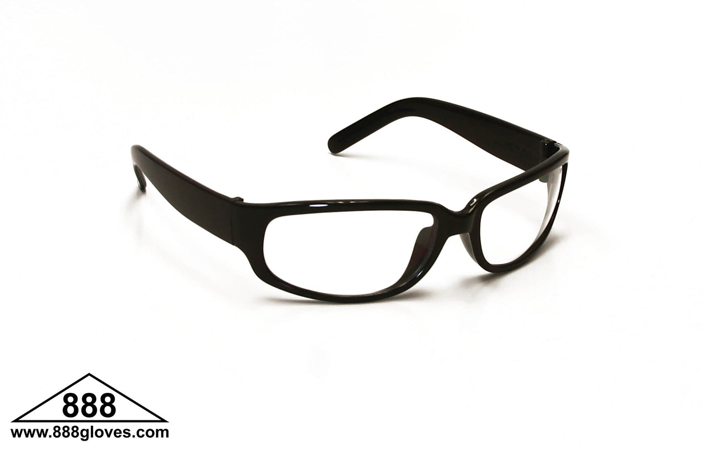 99-T9300BK-CAF - Safety Glasses - Legend - Black Full Frame with Clear Anti Fog Lenses