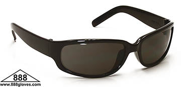 99-T9300BK-G - Safety Glasses - Legend - Black Full Frame with Grey Tinted Lenses