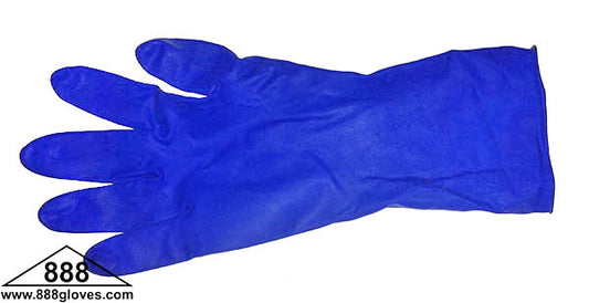 MGUGET - Disposable Gloves - Medical Latex Ultragard Powder Free High Risk, 12” Cuffs, 14 Mil - Blue